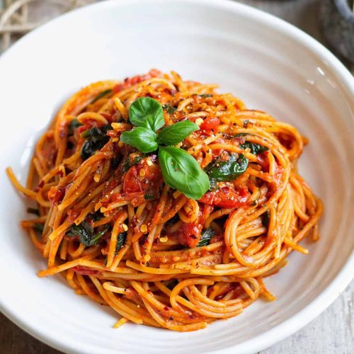 cherry tomato pasta sauce square
